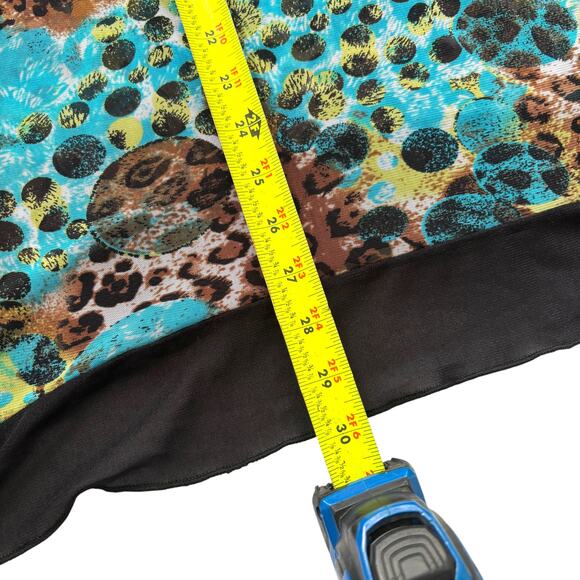 Unbranded sleeveless tunic top animal print boho y2k M - Picture 4 of 6